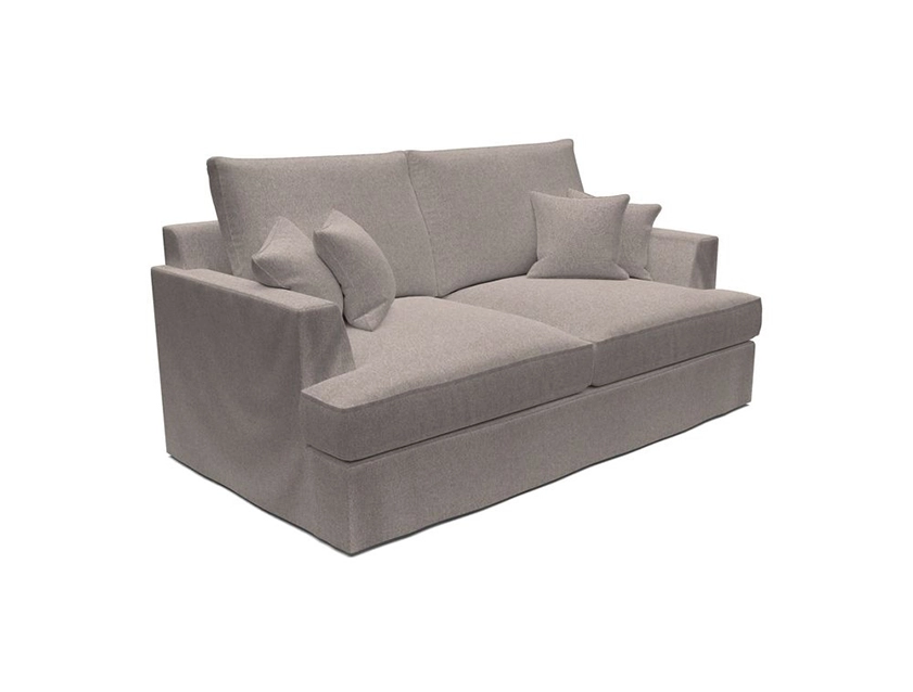 Slingsby 3 Seater Sofa Loose Cover in Two Tone Plain Biscuit_mobile